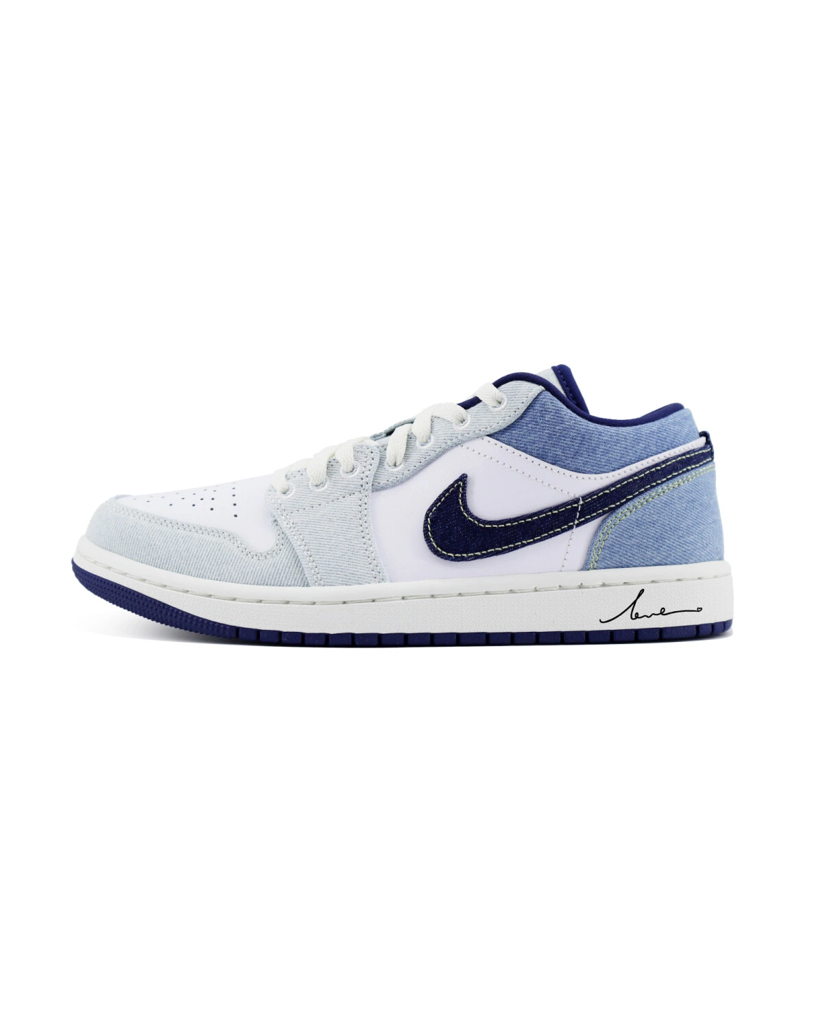 Jordan Air Jordan 1 LOW SE love мужские кроссовки джинсовые бело-синие картинка