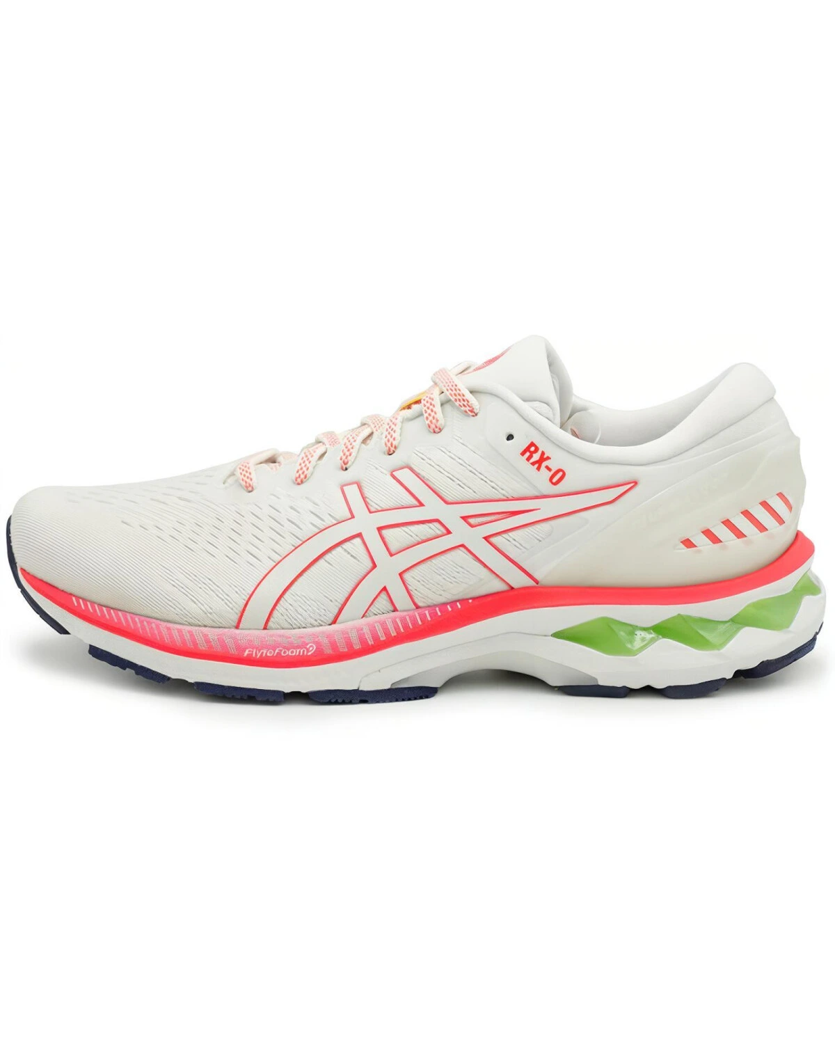 Asics Gel-Kayano 27 мужские кроссовки для марафона с амортизацией бело-красные картинка
