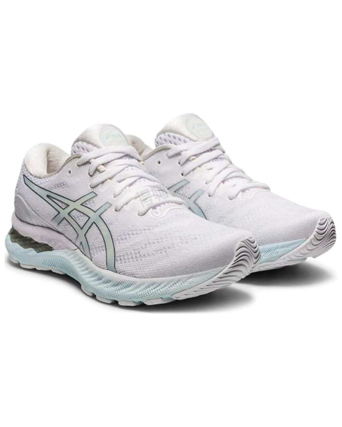 Asics женские кроссовки для бега сетчатые белые картинка