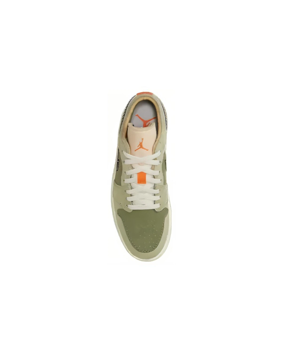 Jordan Air Jordan 1 унисекс кроссовки зеленые кожаные картинка