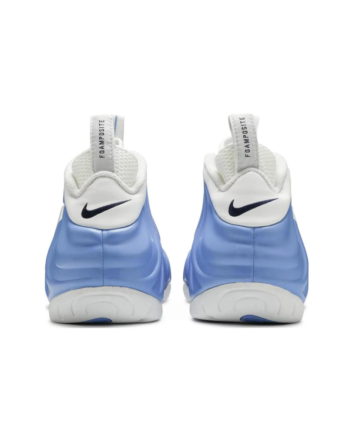 Nike Foamposite Pro University Blue мужские баскетбольные кроссовки кожаные синие картинка