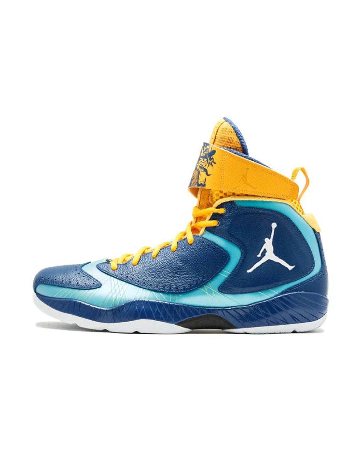 Jordan Air Jordan 2012 мужские кроссовки высокие синие картинка