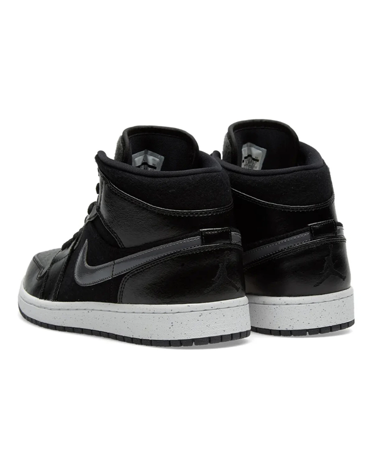 Jordan Air Jordan 1 мужские кроссовки чёрно-серые с амортизацией картинка