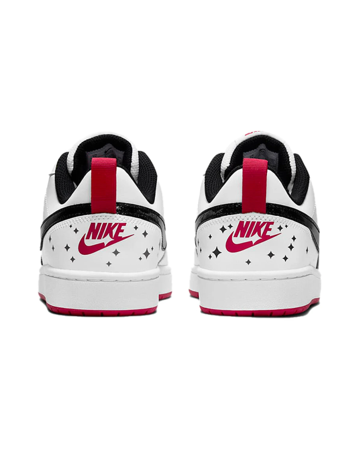 Nike Court Borough Low 2 SE детские кеды бело-красные картинка