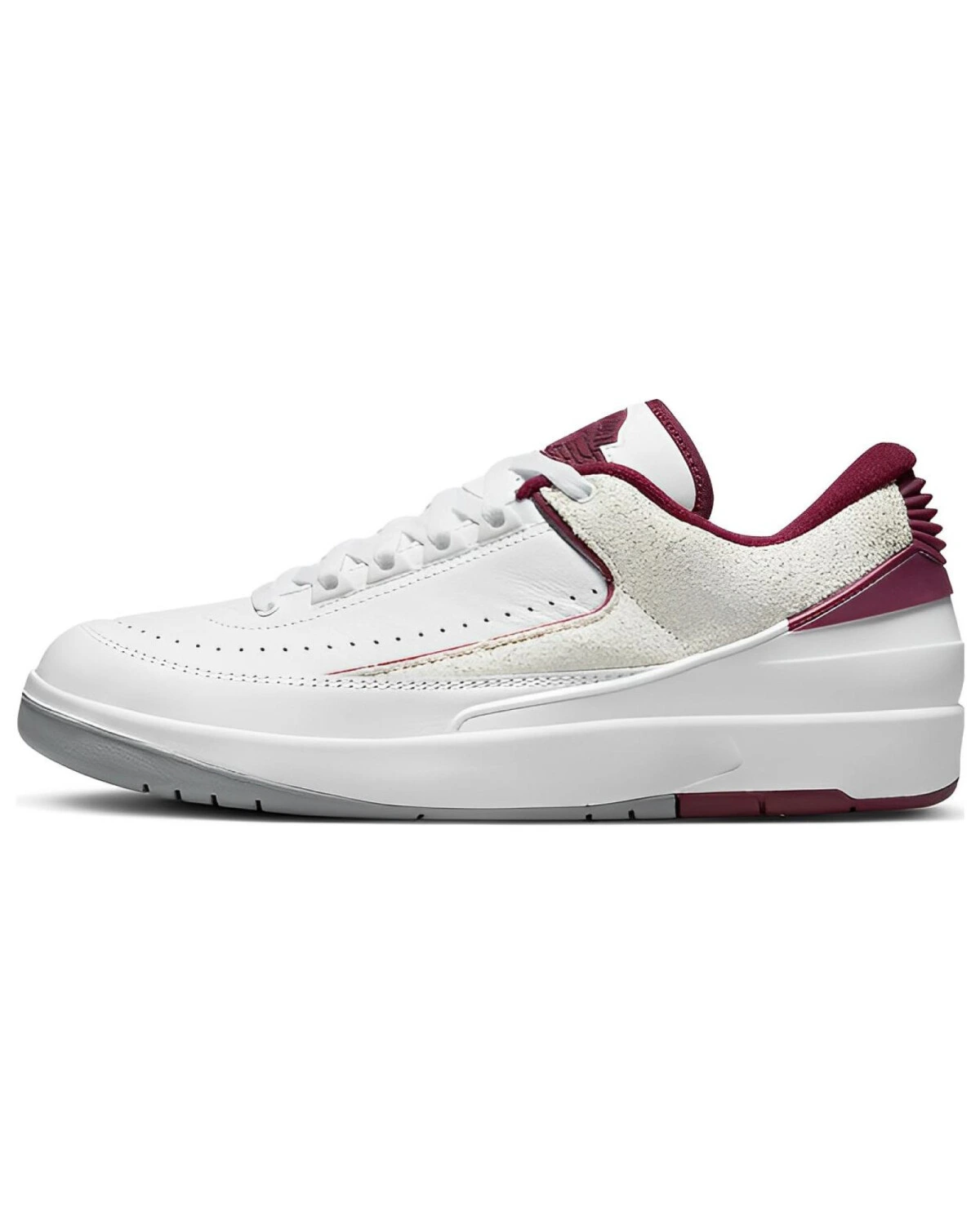 Jordan Air Jordan 2 Cherrywood мужские кроссовки из натуральной кожи белые с красным картинка