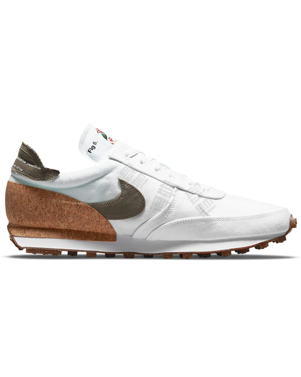 Nike Daybreak -Type унисекс кроссовки бело-коричневые с амортизацией картинка