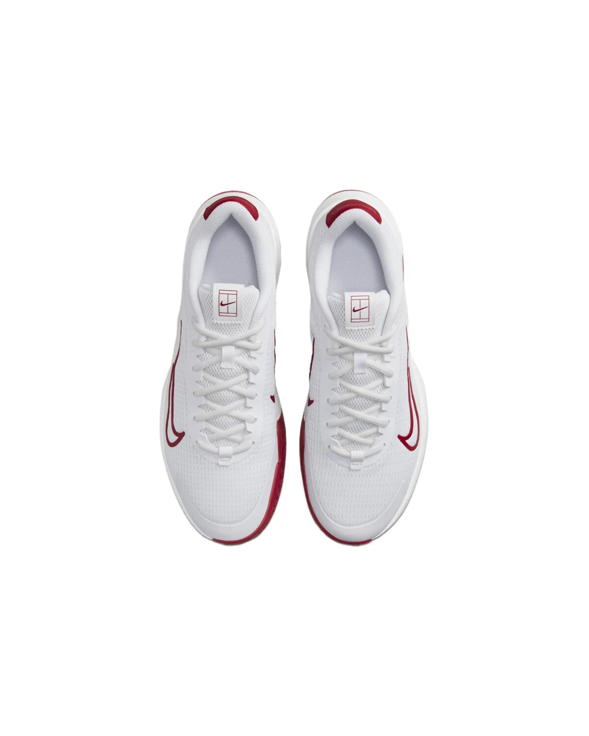 Nike Vapor Lite 2 мужские теннисные кроссовки бело-красные повседневные картинка