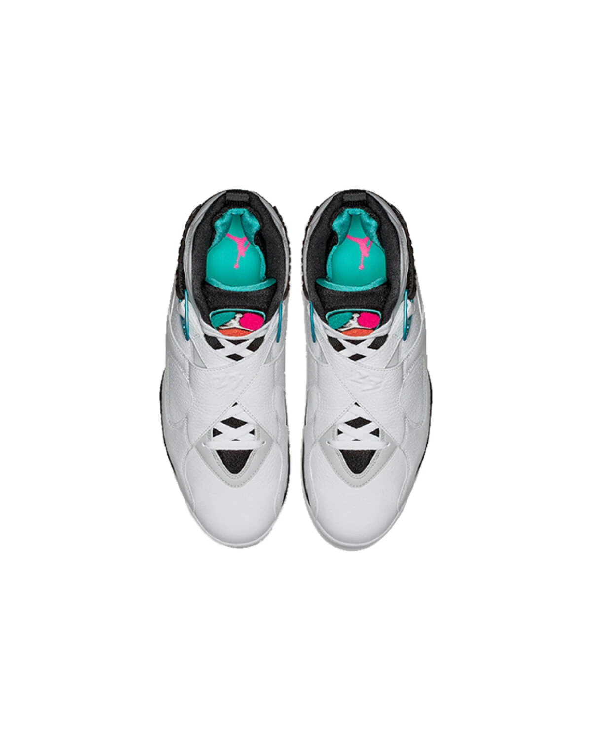 Jordan Air Jordan 8 мужские кроссовки высокие серые с синим картинка