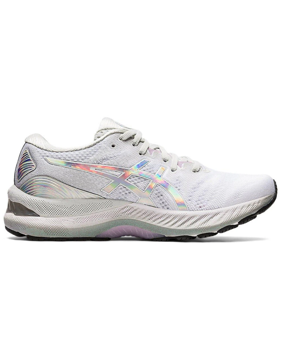 Asics GEL-Nimbus 23 Platinum женские кроссовки для бега серые картинка