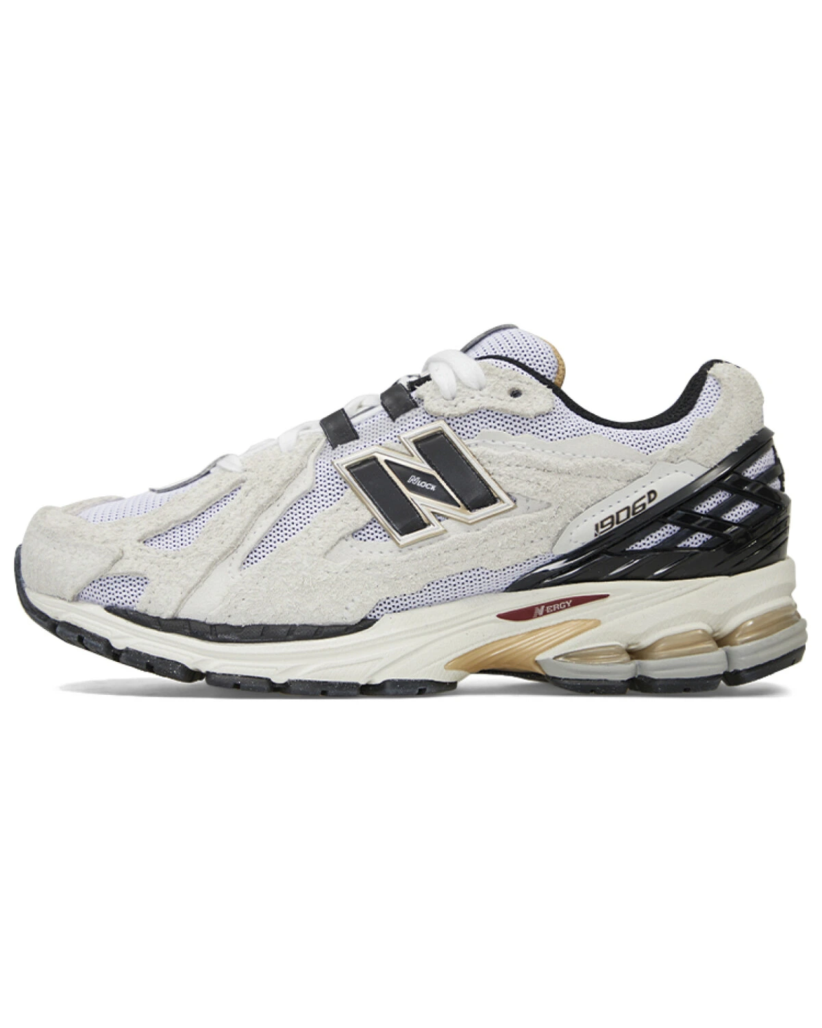 New Balance 1906D унисекс кроссовки бежевые из кожи и текстиля картинка