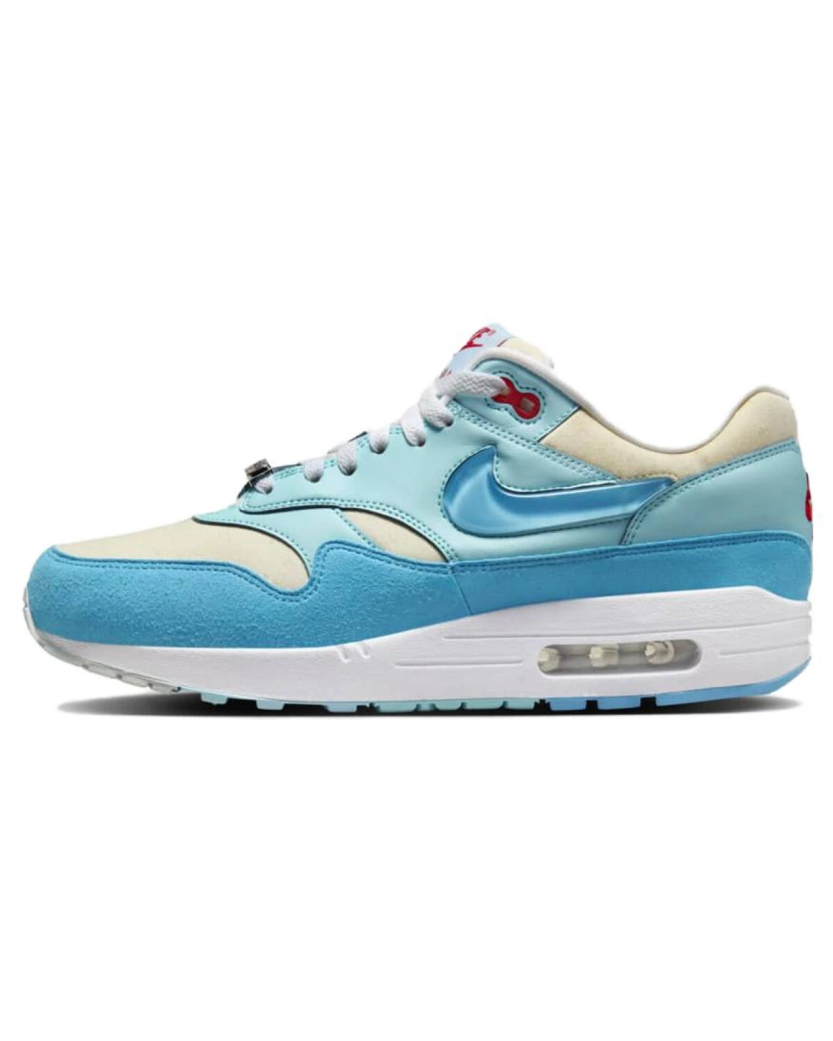 Nike Air Max 1 Puerto Rican Day "Blue Gale and Barely Blue" мужские кроссовки сине-белые картинка