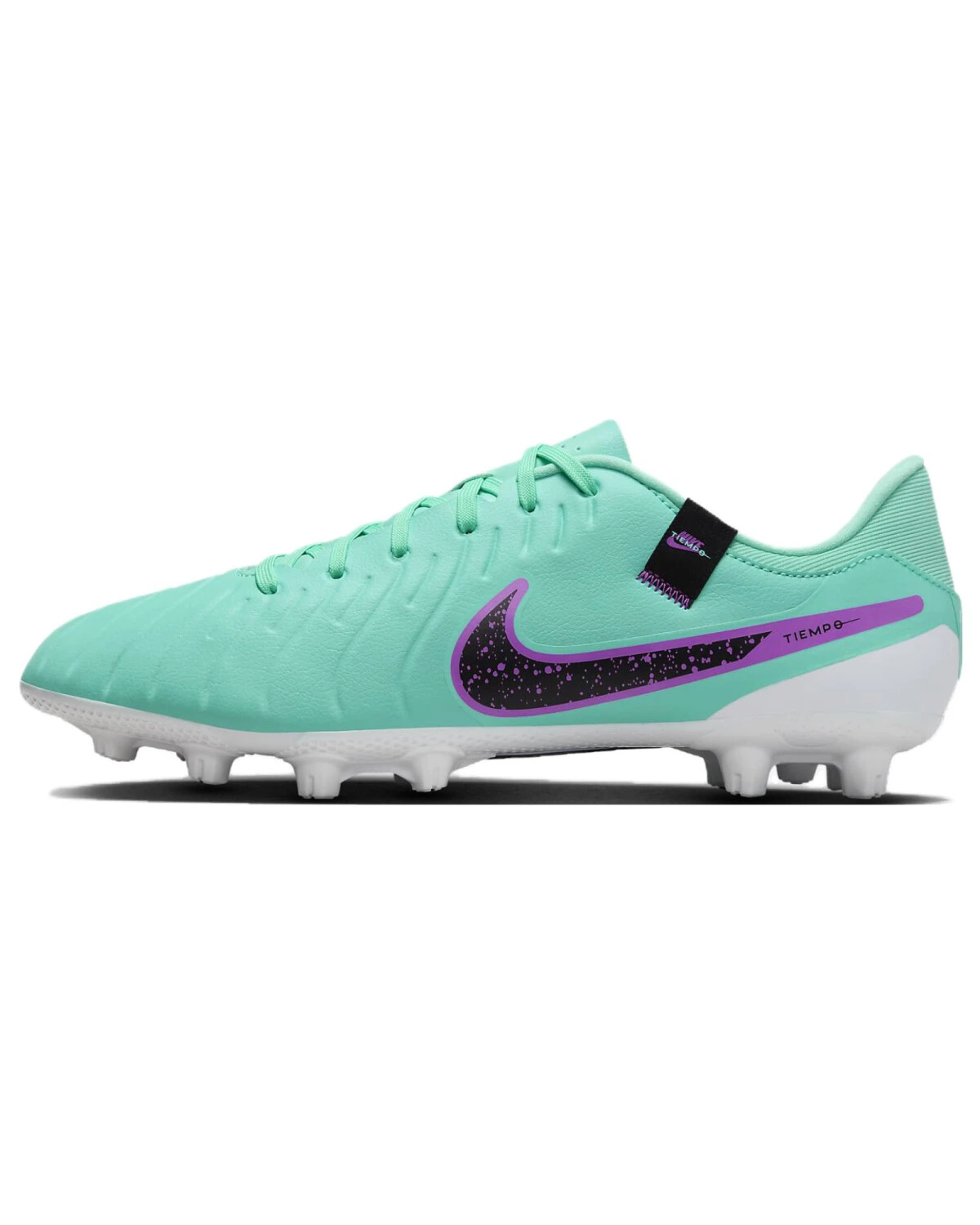 Nike Tiempo Legend 10 мужские футбольные бутсы пурпурно-зеленые картинка