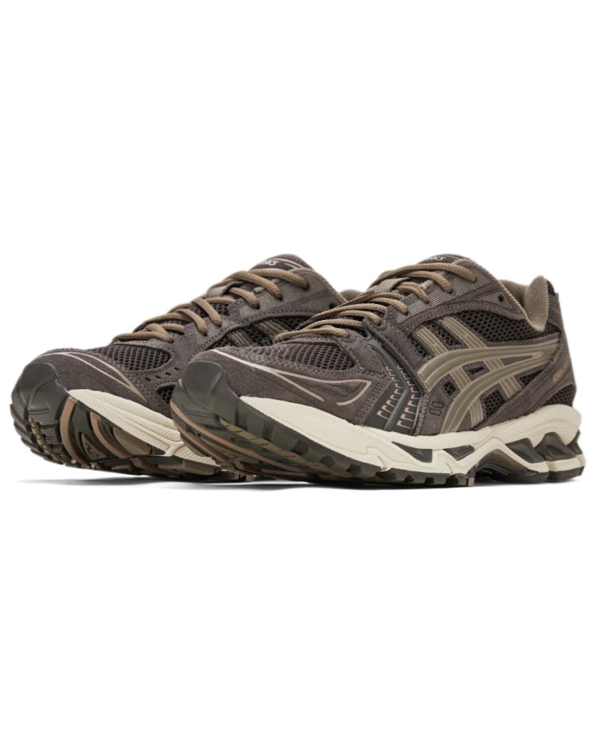 Asics Gel-Kayano 14 мужские кроссовки повседневные коричневые из сетки и кожи картинка