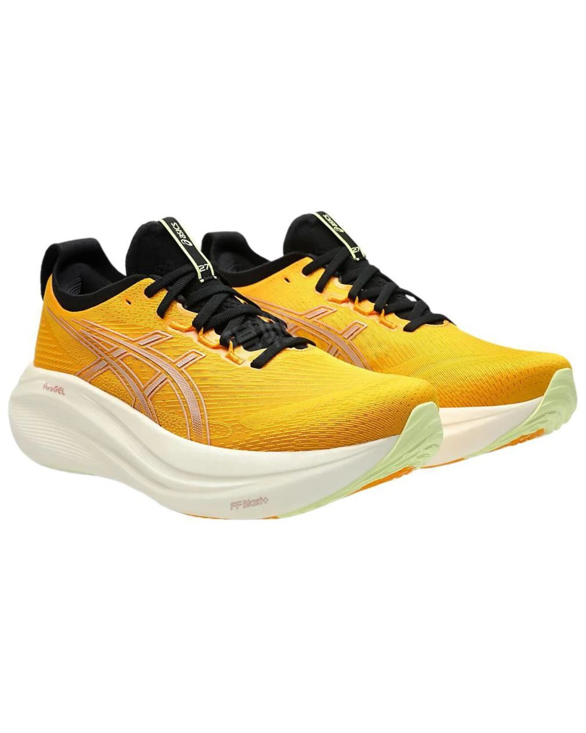 Asics GEL-NIMBUS 27 мужские кроссовки универсальные желто-белые картинка