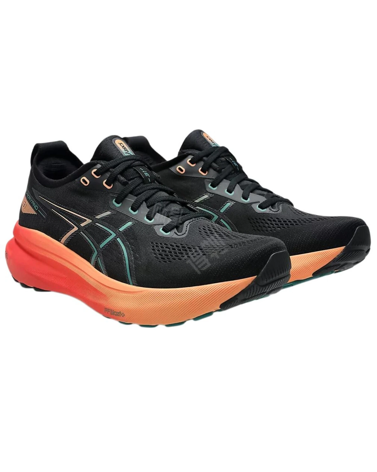 Asics Gel-Kayano 31 мужские кроссовки для бега черно-оранжевые картинка