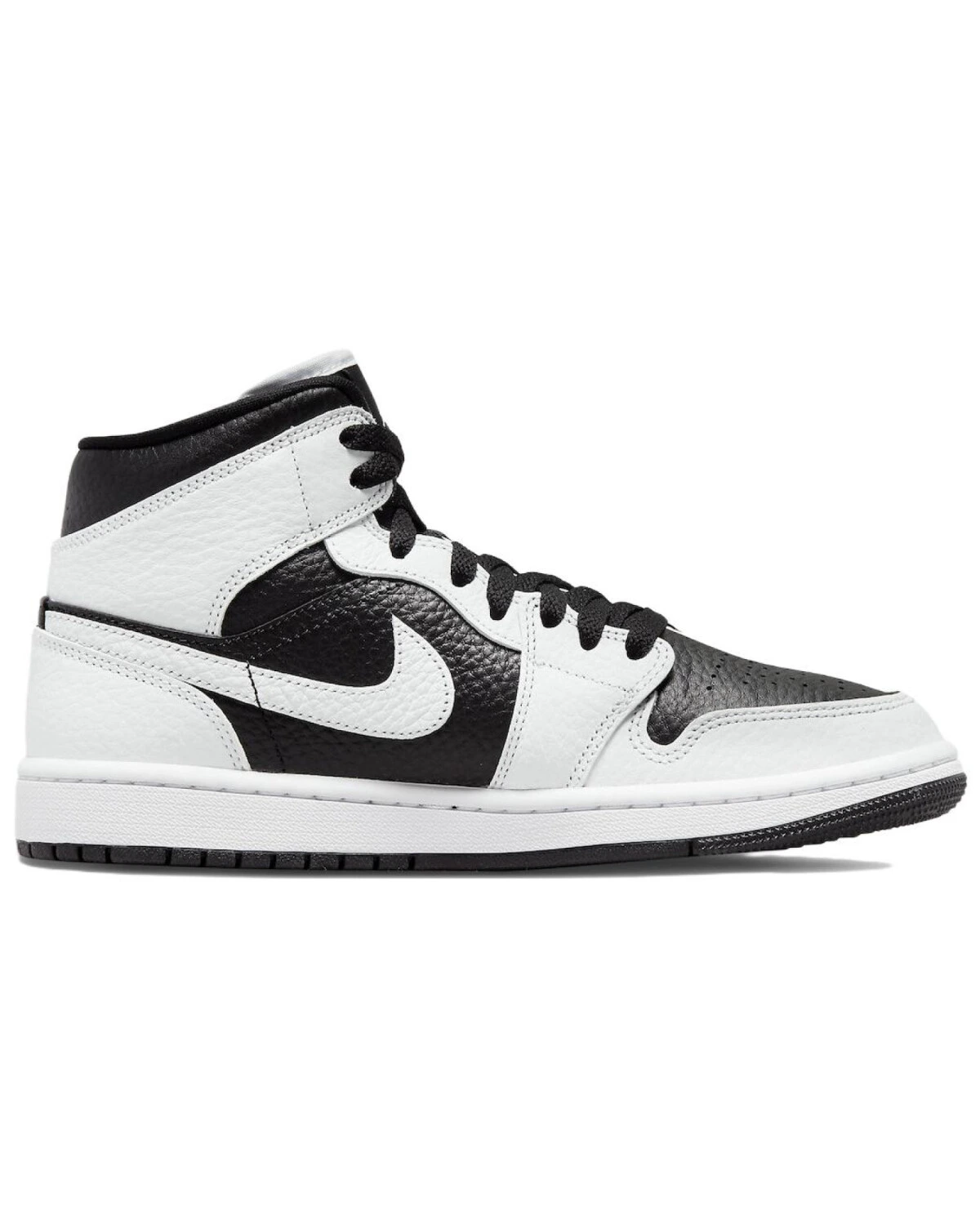 Jordan Air Jordan 1 женские кроссовки средней высоты черно-белые картинка
