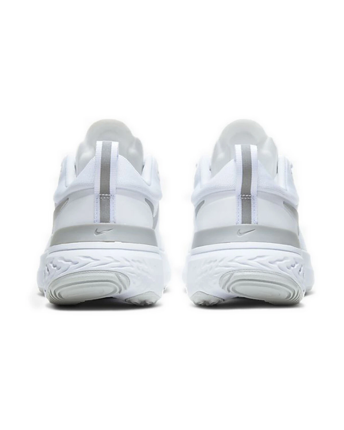 Nike React Miler 1 женские спортивные кроссовки серо-белые с амортизацией и сетчатым верхом картинка
