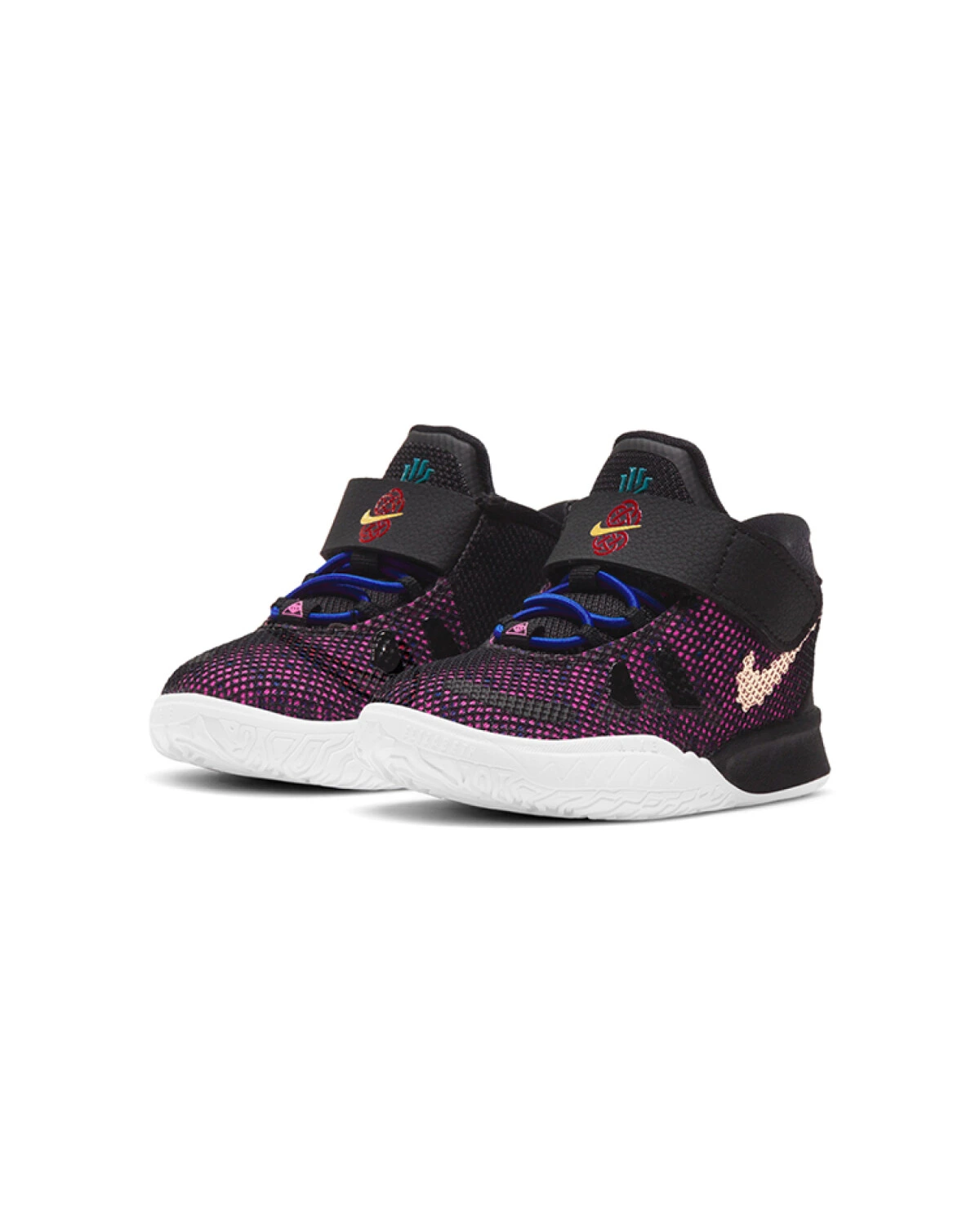 Nike Kyrie 7 CNY детские кроссовки черно-фиолетово-золотые картинка