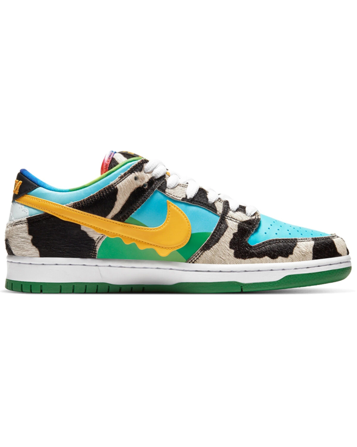 Nike Dunk SB Pro "chunky dunky" мужские и женские кроссовки замшевые сине-желтые картинка