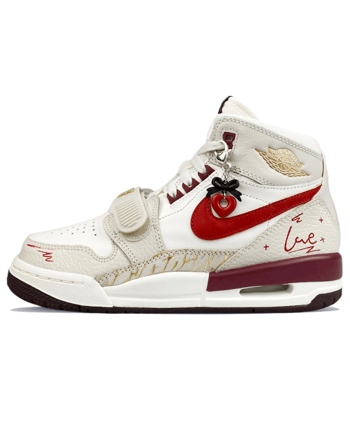 Jordan Legacy 312 CNY унисекс спортивные кроссовки высокие белые картинка