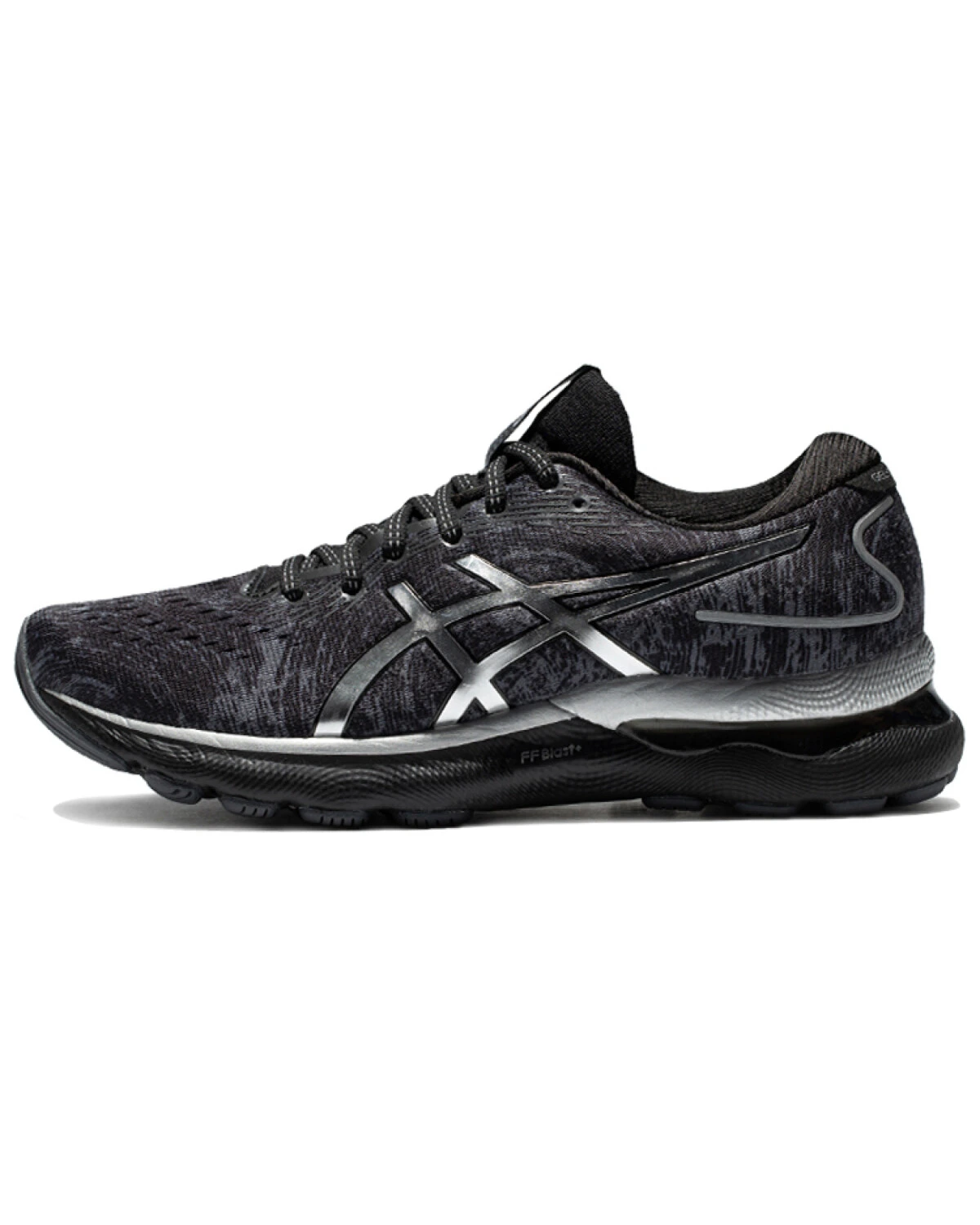Asics GEL-Nimbus 24 женские кроссовки для бега черно-серые картинка
