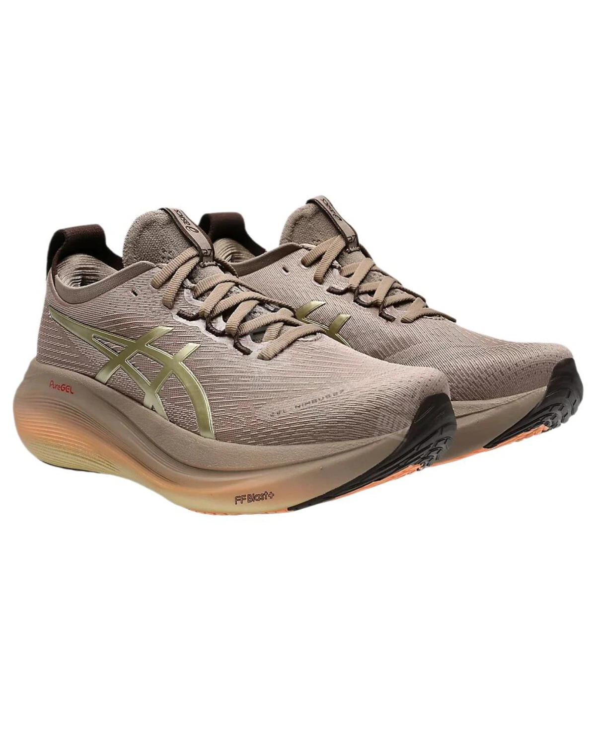 Asics GEL-NIMBUS 27 LUXE женские беговые кроссовки коричневые картинка