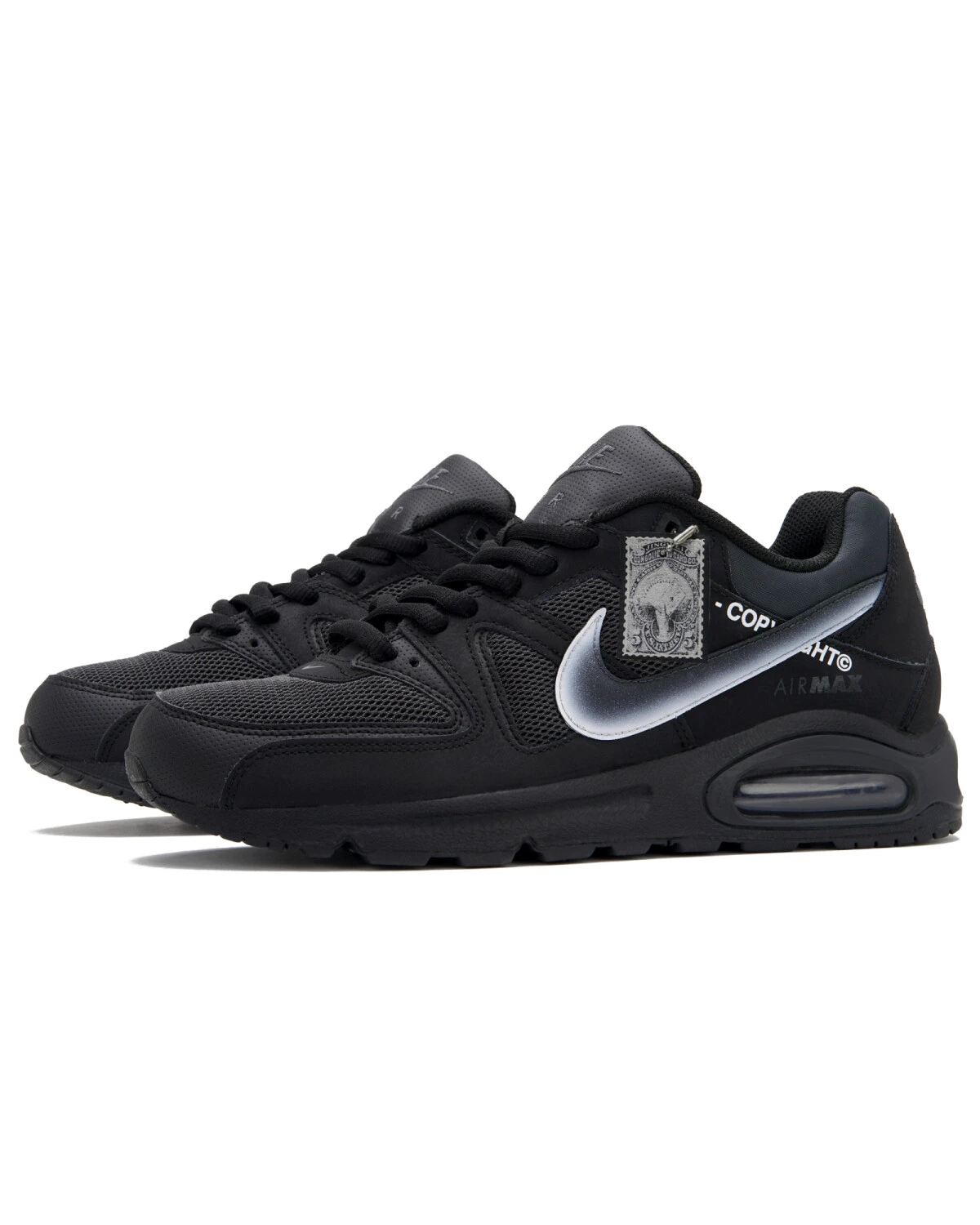 Nike Air Max Command мужские кроссовки чёрные с амортизацией картинка