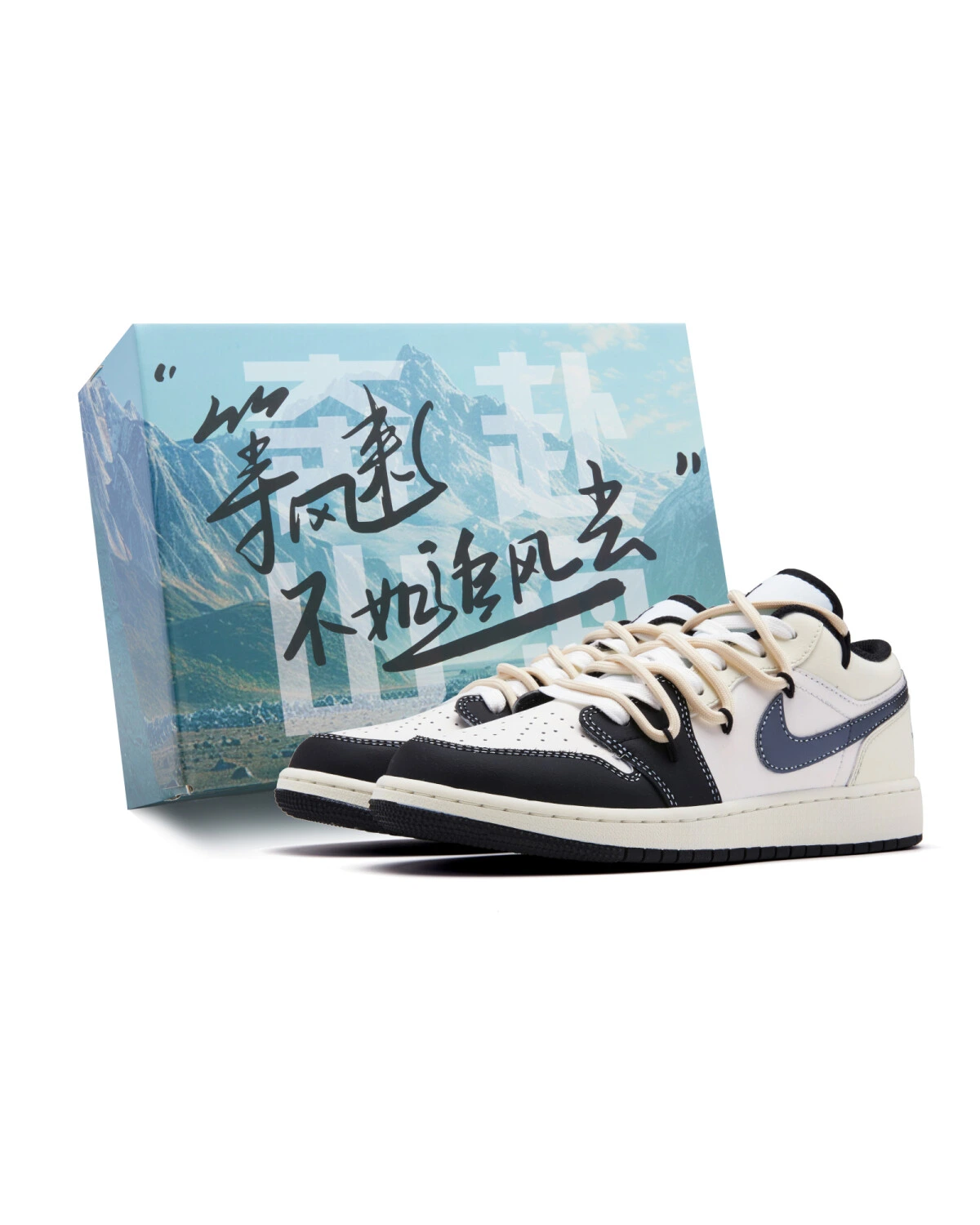 Jordan Air Jordan 1 мужские кроссовки черно-белые ретро баскетбольные картинка