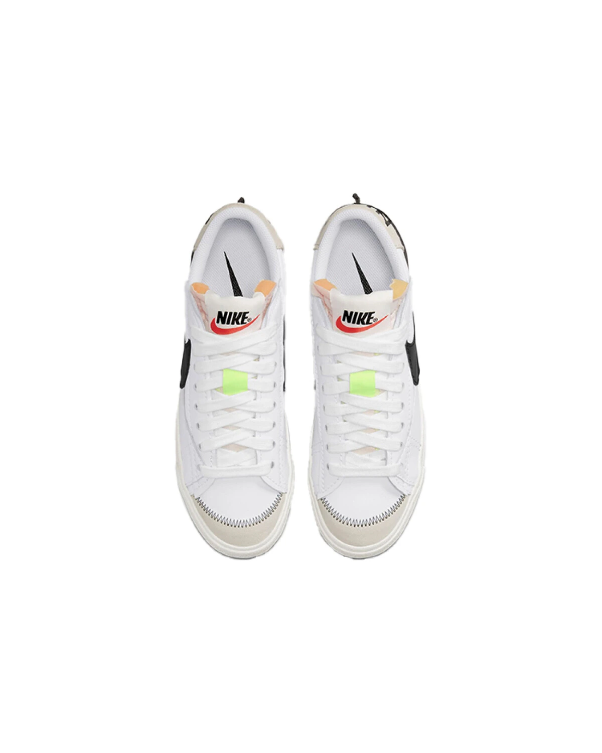 Nike Blazer Jumbo мужские кроссовки бело-чёрные картинка