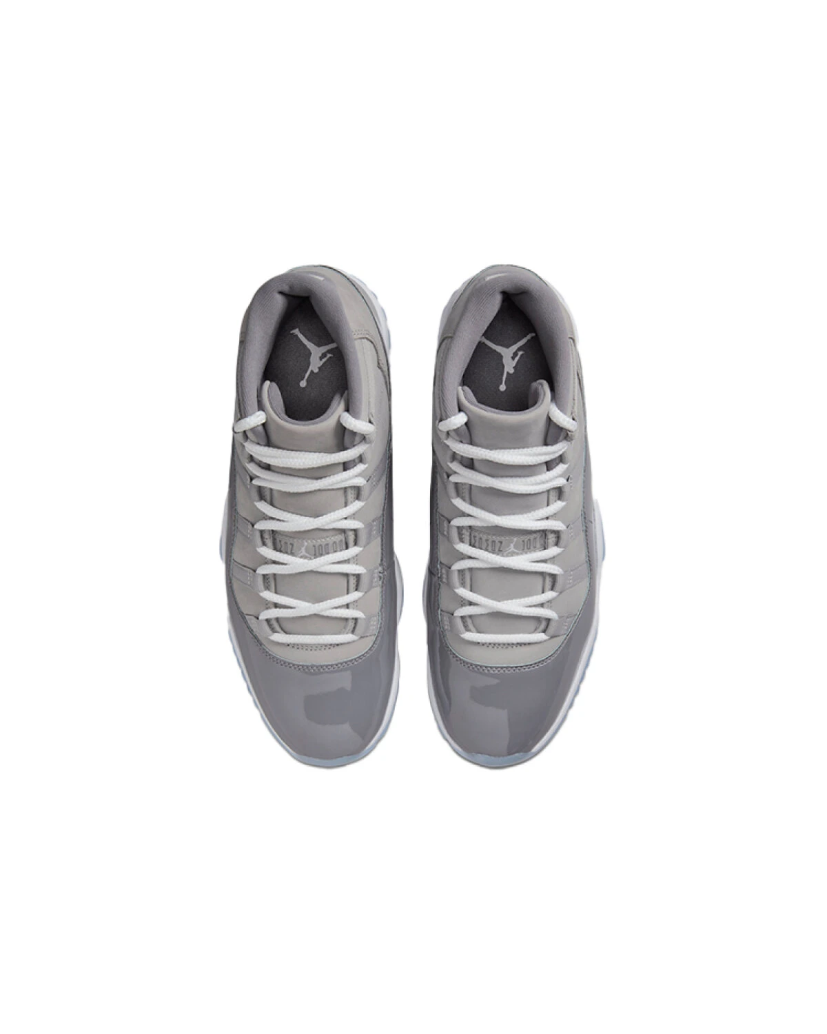 Jordan Air Jordan 11 унисекс кроссовки серые с белыми вставками картинка