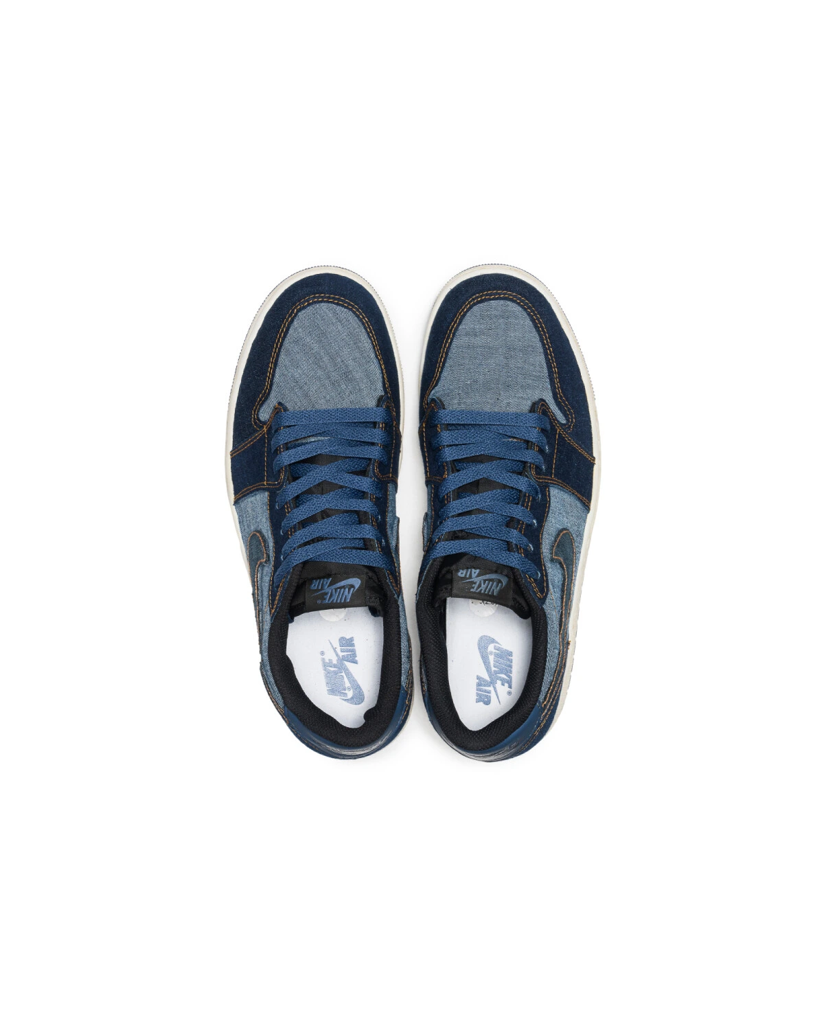 Jordan Air Jordan 1 унисекс баскетбольные кроссовки с деним-патчами картинка