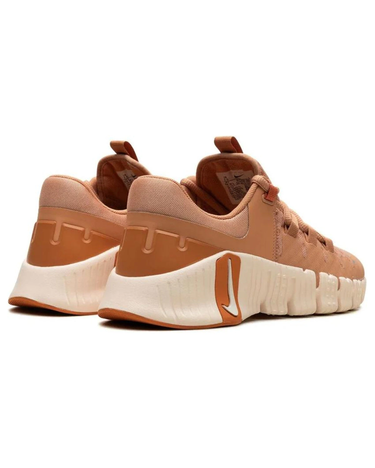 Nike Free Metcon 5 женские кроссовки оранжевые текстильные картинка
