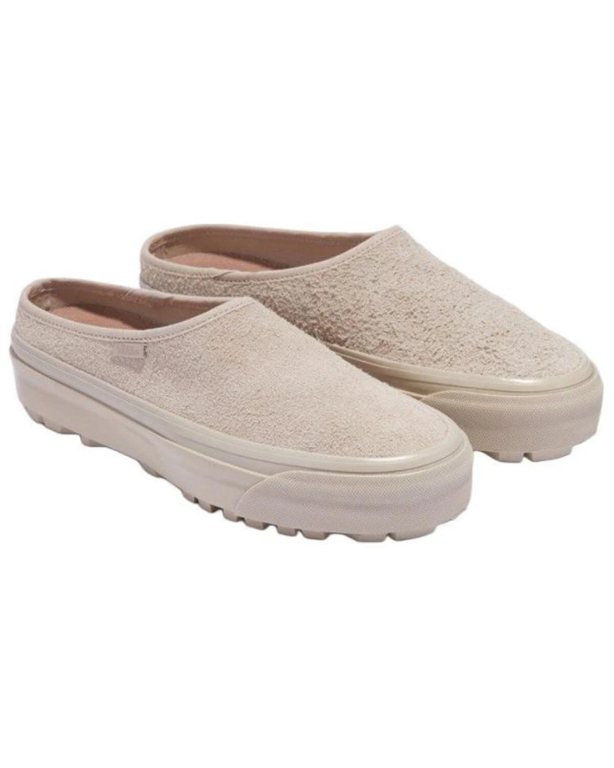 Vans LX MULE STYLE 17 унисекс мюли повседневные из кожи бежевые картинка