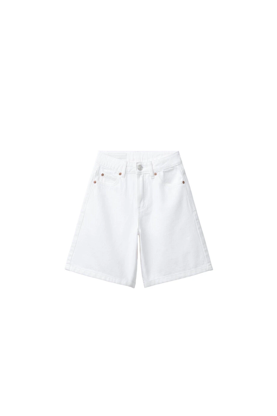 ZARA женские длинные джинсовые шорты повседневные простые картинка