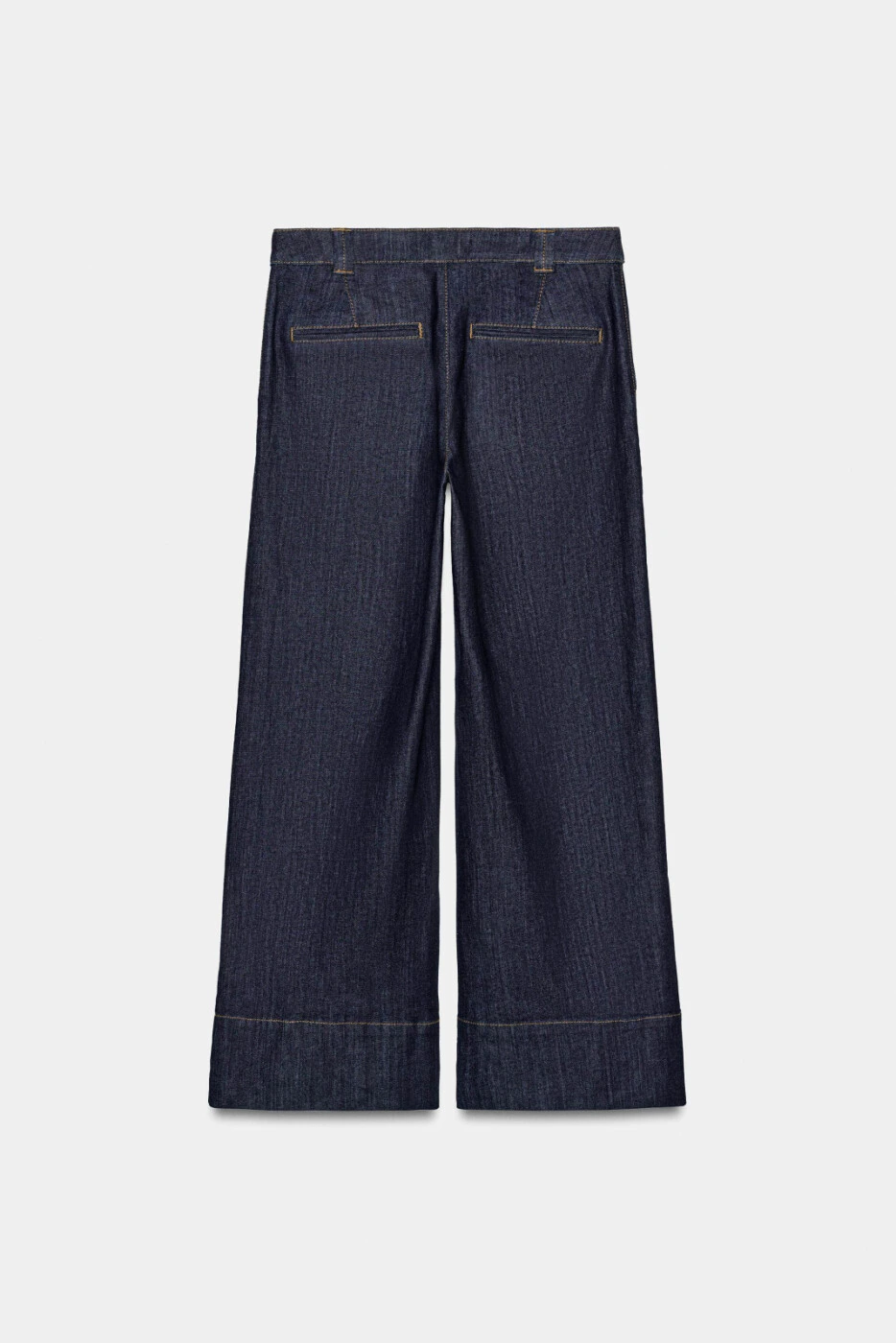 ZARA Z1975 женские средние свободные джинсы широкие с хлопком и эластаном картинка