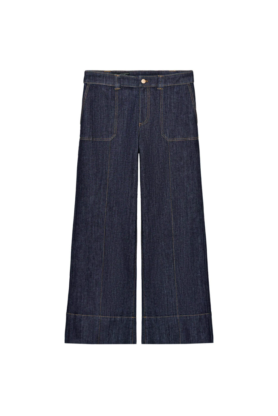 ZARA Z1975 женские средние свободные джинсы широкие с хлопком и эластаном картинка