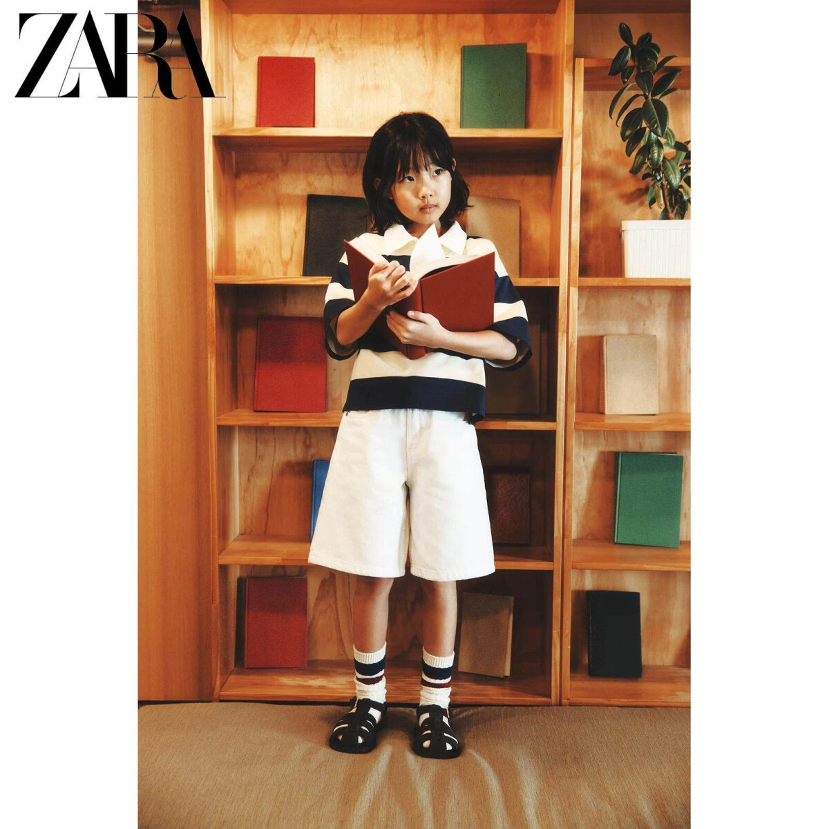 ZARA женские длинные джинсовые шорты повседневные простые картинка