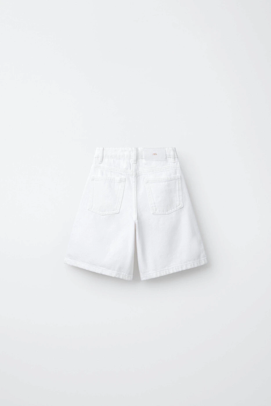 ZARA женские длинные джинсовые шорты повседневные простые картинка
