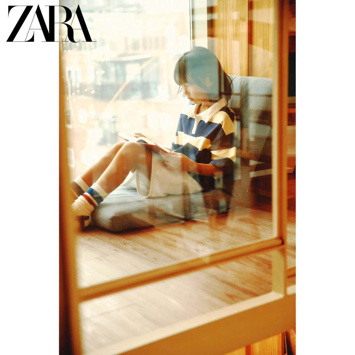 ZARA женские длинные джинсовые шорты повседневные простые картинка